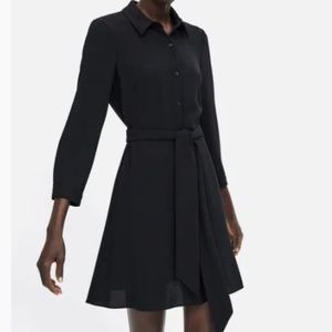 Zara Crepe Tie Dress